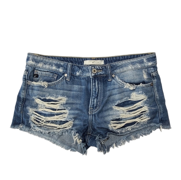 KanCan Pants - Kancan Distressed Denim Jean Shorts